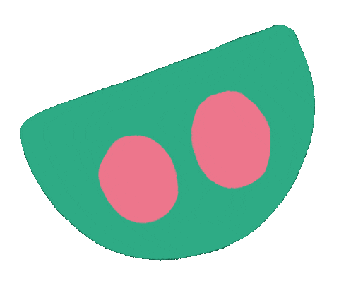 Jessicaldifap green doodle shape pattern Sticker
