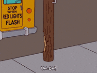 homer simpson power line GIF