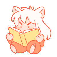 Chill Read Sticker by Hycopank