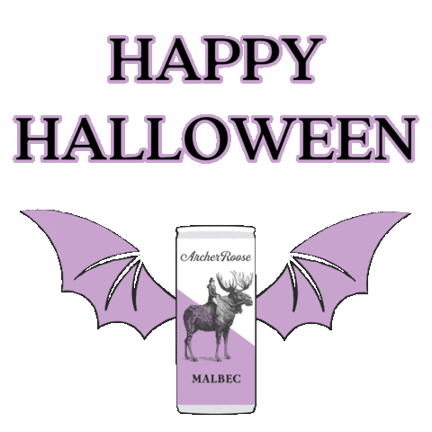 Red Wine Halloween Sticker by Archer Roose Wines