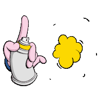 TheoDaoTios hand tag graffiti spray Sticker