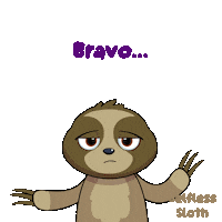 Sloth Whatever Sticker by VeeFriends