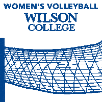 Womens Volleyball Sticker by Wilson College