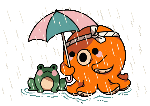 Rain Frog Sticker