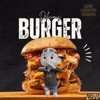 Fast Food Burger GIF by Zhot