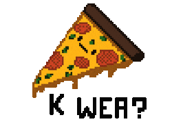 minuri funny food pizza delicious Sticker