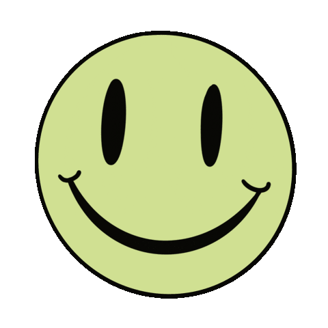 Happy Smiley Face Sticker