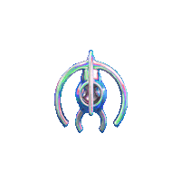 gived loop 3d futuristic sculpture Sticker