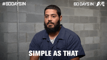 60 Days In Simplicity GIF by A&E