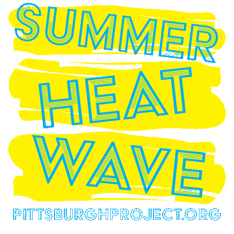 summer wave Sticker by The Pittsburgh Project