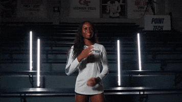 Georgia Tech Volleyball GIF by Georgia Tech Yellow Jackets