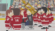 red wings hockey GIF by South Park 