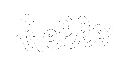 duliando hello hi white minimal Sticker