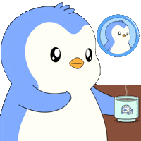 Coffee Yes GIF by Pudgy Penguins