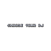 Choose Hip-Hop Sticker by Dj Tru