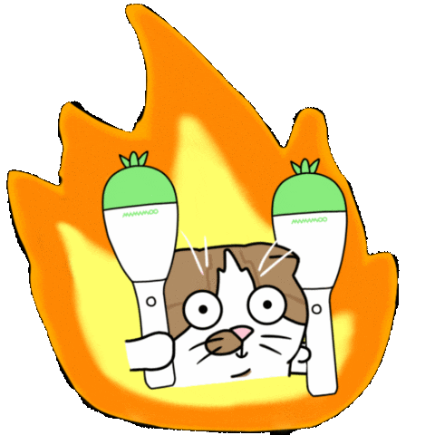 Happy Fire Sticker