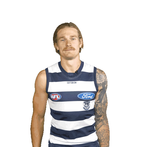 tom stewart football Sticker by geelongcats