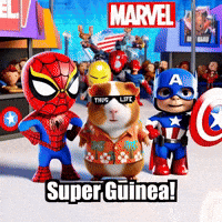 Pop Culture Marvel GIF by Guinea Gambino
