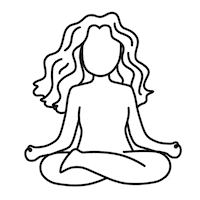 Relax Meditation Sticker