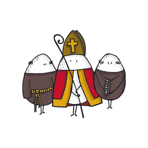 PizpiretArts giphygifmaker egg eggs religion Sticker
