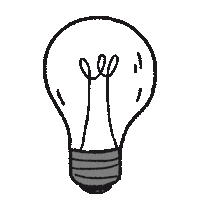 Idea Lamp Sticker by Lens-Aid