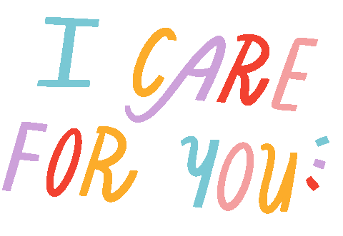 Care Positivity Sticker