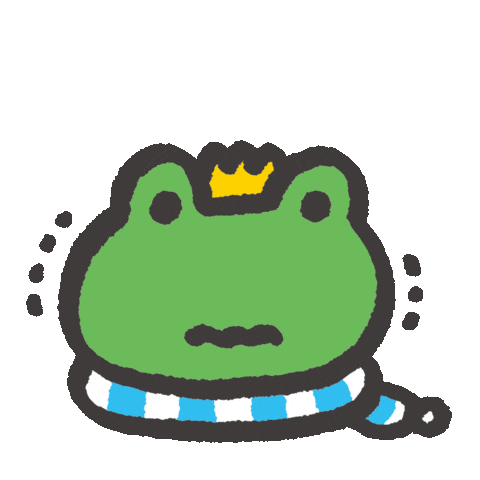 Frog 發抖 Sticker