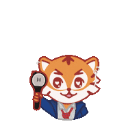 Happy Tiger Sticker by J-Store Annex