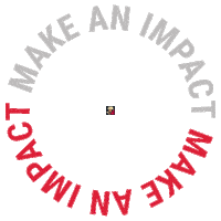 Make A Difference Heart Sticker by McCarthy Building Companies, Inc.