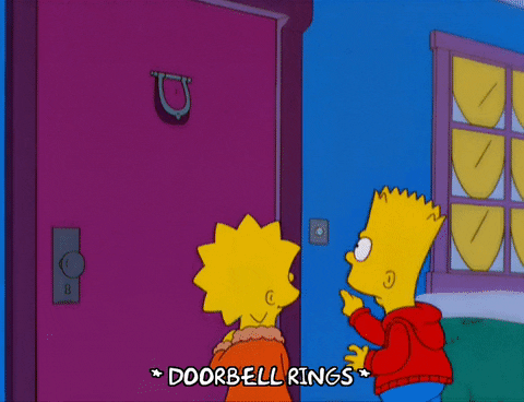bart simpson ring GIF