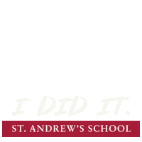 Sasdelaware Sticker by St. Andrew's School