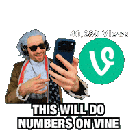 Social Media Platform Loop Sticker