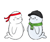 Happy Fun Sticker by Sappy Seals Community