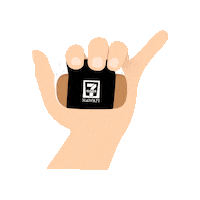 Spam Musubi Hand Sticker by 7-Eleven Hawai'i