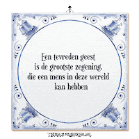 Rust Ontspanning Sticker by Tegelspreuken.nl