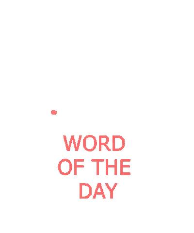 Speechwithalextrichilo slp word of the day speechie speech pathologist Sticker