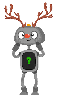 Red Nose Christmas Sticker by cabuu