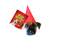 PupperoniTreats happy dog excited puppy Sticker