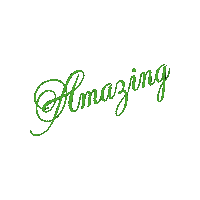 Grawewohnen green amazing script grawe Sticker