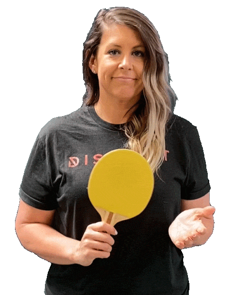 districtnhv ping pong game on district district erika Sticker