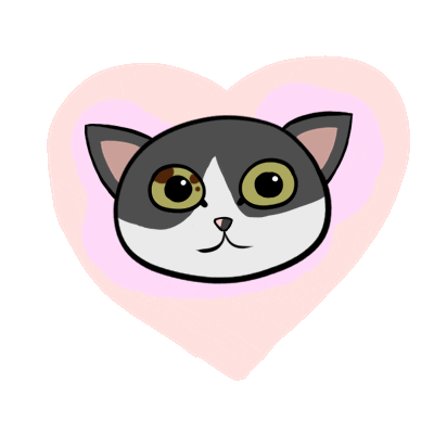 vlaurent25 shiro shirothecat shirokiss Sticker