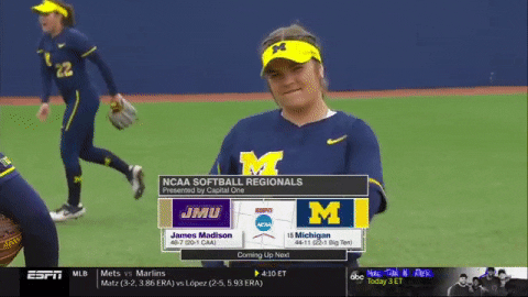 michigan softball GIF by NCAA Championships
