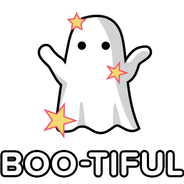 Ghost Boo Sticker by Freeman Beauty