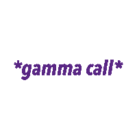 Gamma Call Sticker