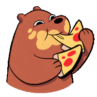 Pizza Comer Sticker by Cartoon Network Brasil