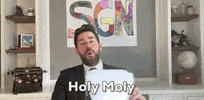 somegoodnews good news john krasinski goodnews holy moly GIF