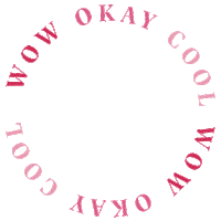 Pink Wow Sticker by hollytheissendesigns