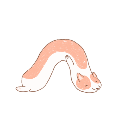 Tired Dog Sticker