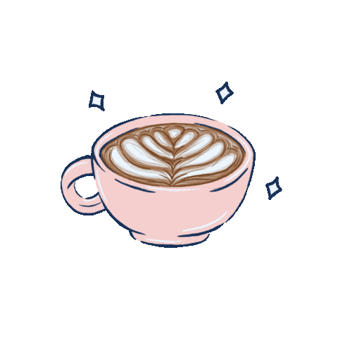 savannasteffens summer pink coffee good morning Sticker