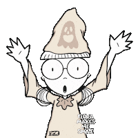 Trick Or Treat Fun Sticker